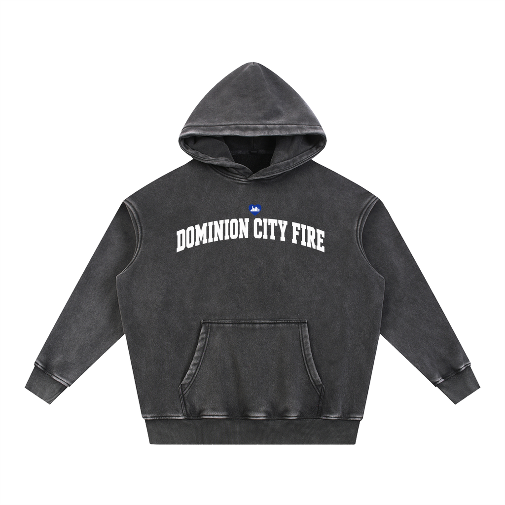 DCFIRE - Snow Wash Fleece Oversize Hoodie