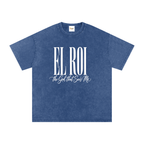 El Roi - Snow Washed Oversized Cotton T-Shirt