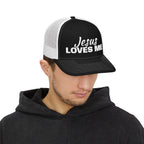 Jesus Loves Me Christian Snapback Trucker Cap