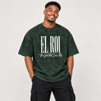 El Roi - Snow Washed Oversized Cotton T-Shirt