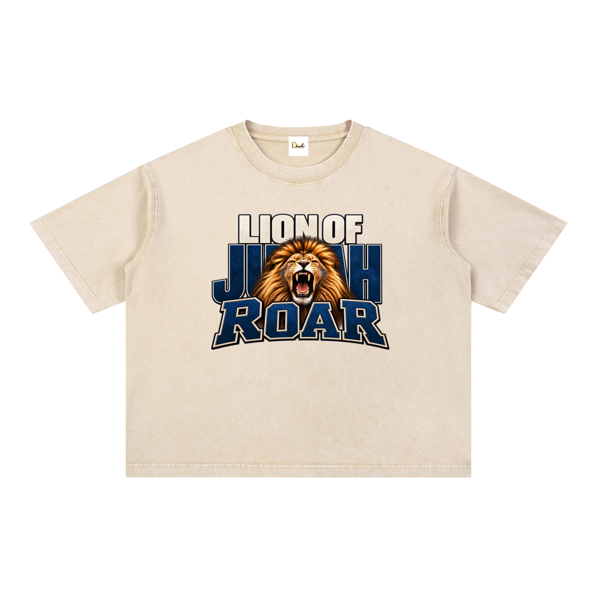 Lion of Judah Roar - Drop Shoulder Wash T-Shirt