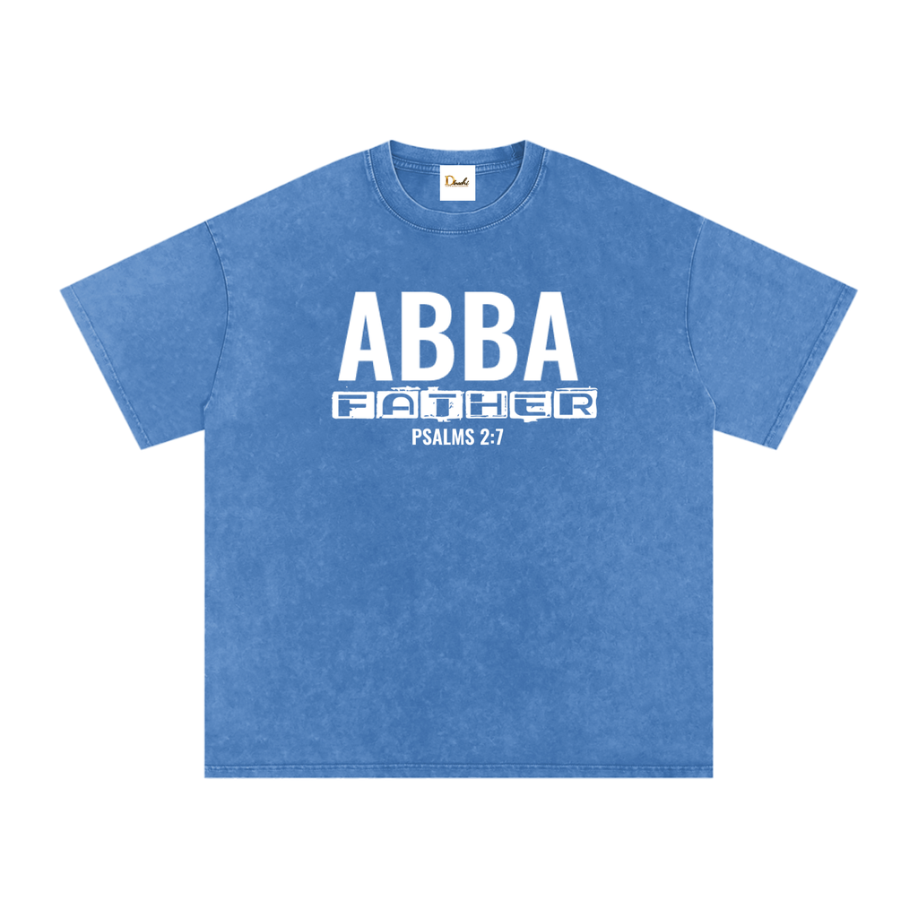 Abba Father - Snow Washed Oversized T-Shirt