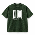 El Roi - Snow Washed Oversized Cotton T-Shirt