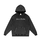 Jesus is My King - Snow Washed Loose Cotton Hoodie