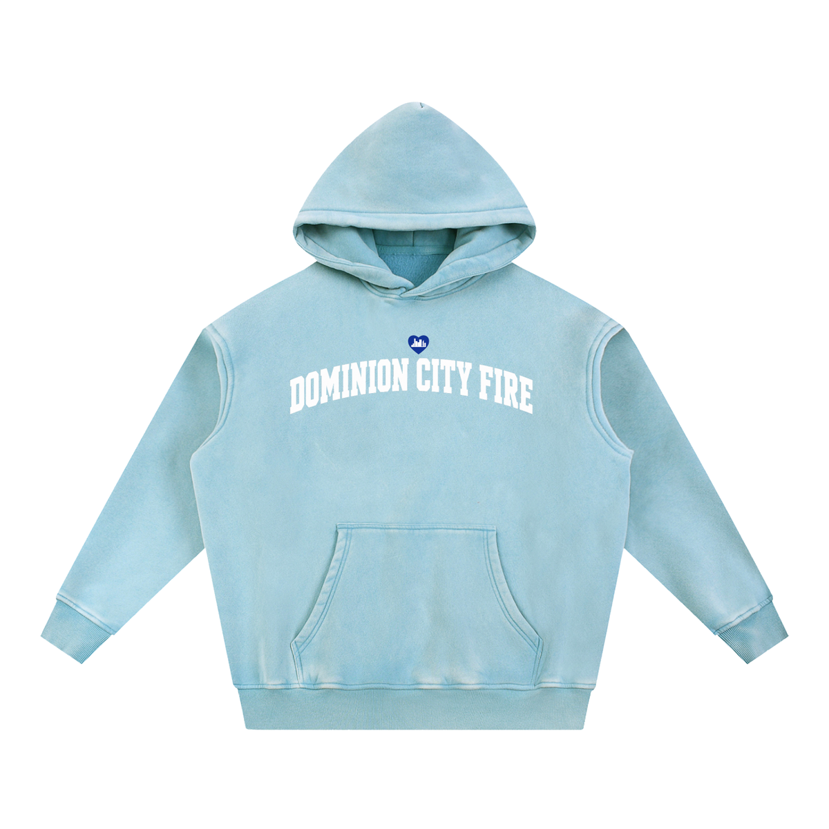 DCFIRE - Snow Wash Fleece Oversize Hoodie
