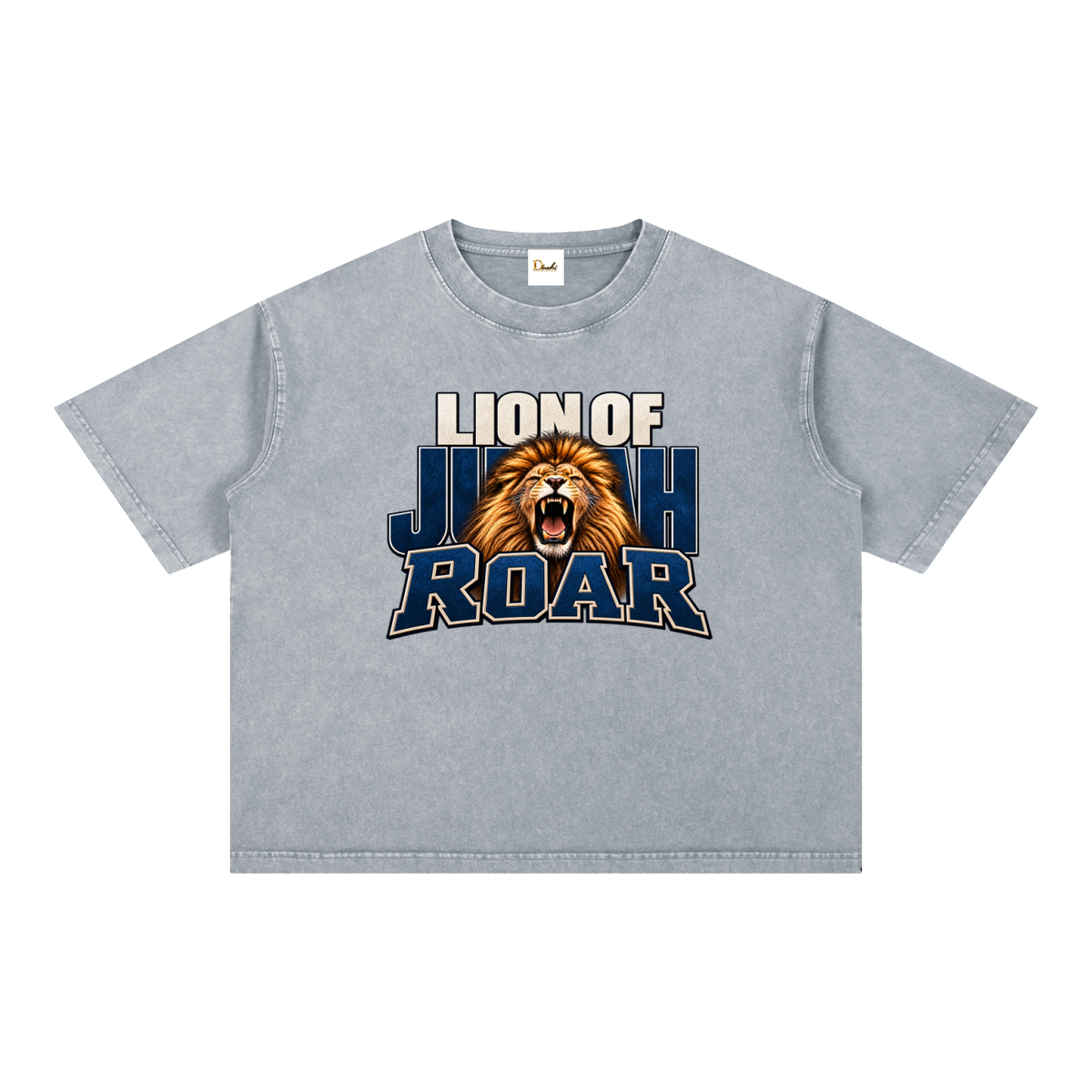 Lion of Judah Roar - Drop Shoulder Wash T-Shirt