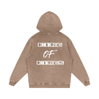 Jesus is My King - Snow Washed Loose Cotton Hoodie