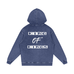 Jesus is My King - Snow Washed Loose Cotton Hoodie