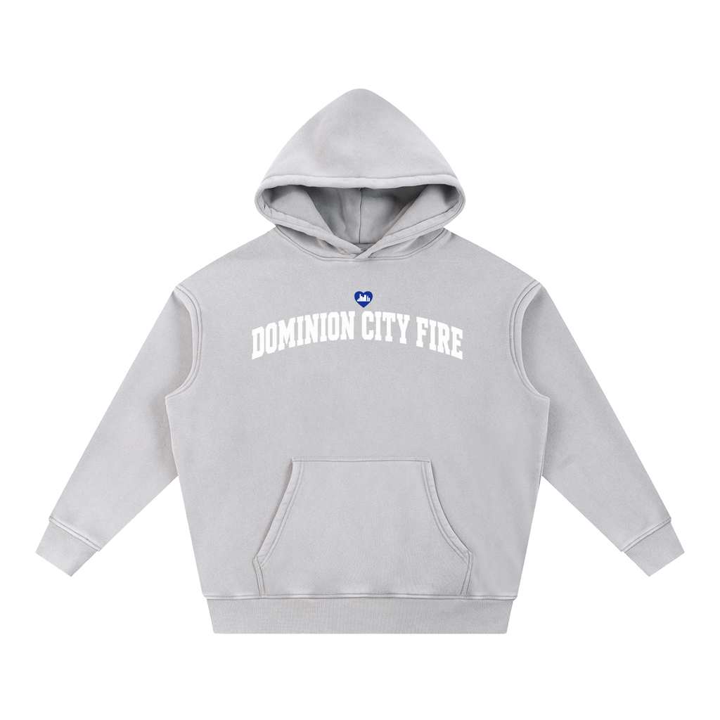 DCFIRE - Snow Wash Fleece Oversize Hoodie