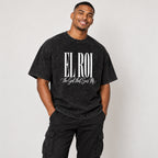 El Roi - Snow Washed Oversized Cotton T-Shirt