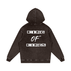 Jesus is My King - Snow Washed Loose Cotton Hoodie