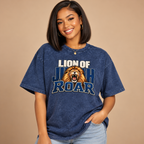 Lion of Judah Roar - Drop Shoulder Wash T-Shirt