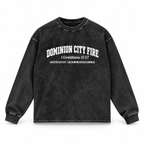 3D product mockup, Black Beauty — DCFIRE - Oversize Long Sleeve T-Shirt
