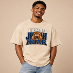 Lion of Judah Roar - Drop Shoulder Wash T-Shirt