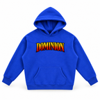 3D product mockup, Klein Blue — Dominion hoodie