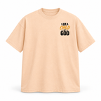 3D product mockup, Light Apricot — Child of God tee