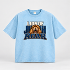 Lion of Judah Roar - Drop Shoulder Wash T-Shirt