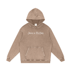 Jesus is My King - Snow Washed Loose Cotton Hoodie