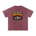 Jesus Gave Me Dominion - Snow Washed Oversized Cotton T-Shirt