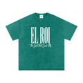 El Roi - Snow Washed Oversized Cotton T-Shirt