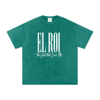 El Roi - Snow Washed Oversized Cotton T-Shirt